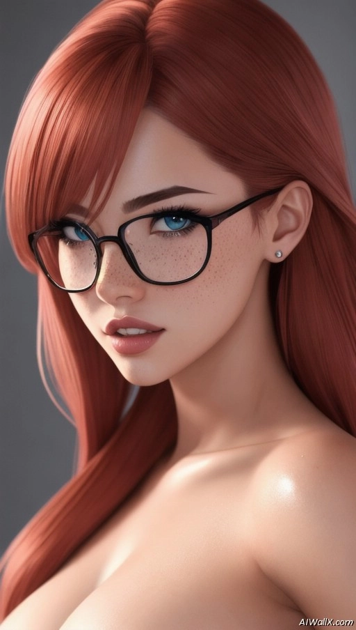 Hot Redhead with Glasses