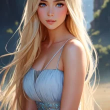 ai teen blonde