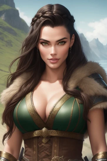 ai viking girl