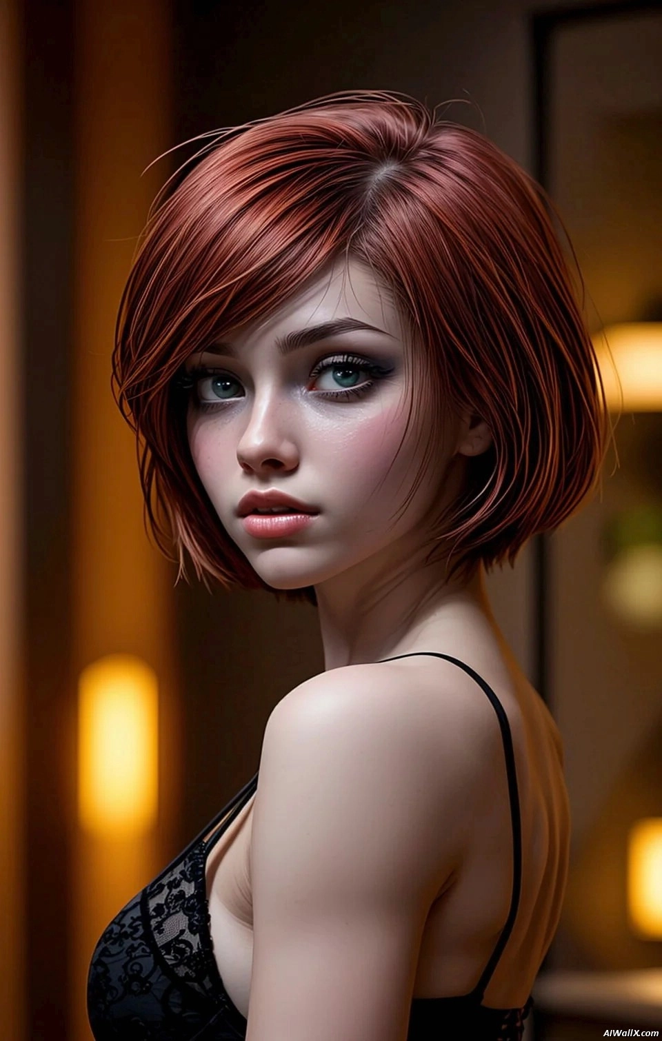 Glamour Redhead