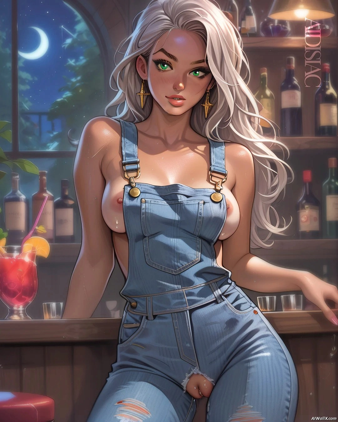 Hot Outfit at the Bar