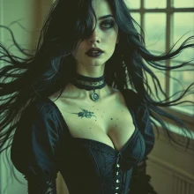 Gothic Busty Girl 1