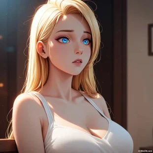 Blonde with Big Tits