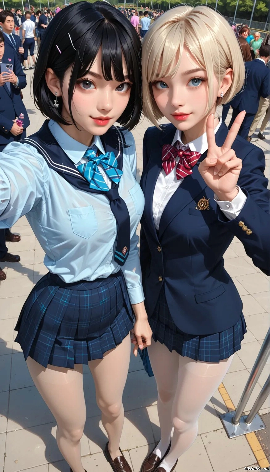 School Friend Selfie